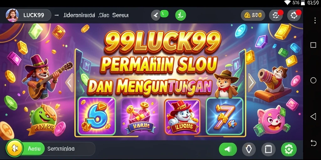 Tampilan gameplay Slot yang seru dan mengasyikkan di 99LUCK99.