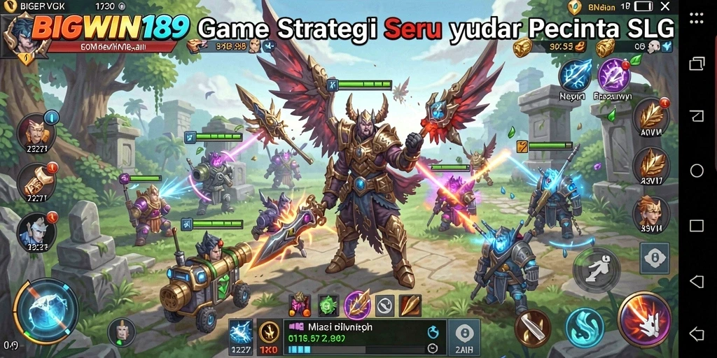Tampilan gameplay seru dan strategi SLG dalam BIGWIN189.