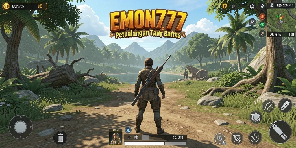 Tangkapan layar dari gameplay Open World di EMON777.