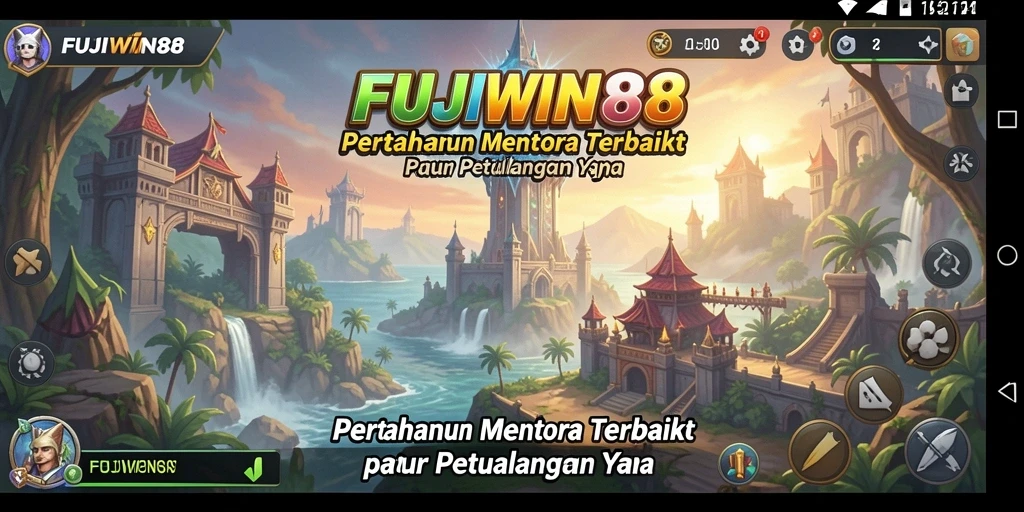 Tampilan menara dan musuh yang intens dalam gameplay Tower Defense.