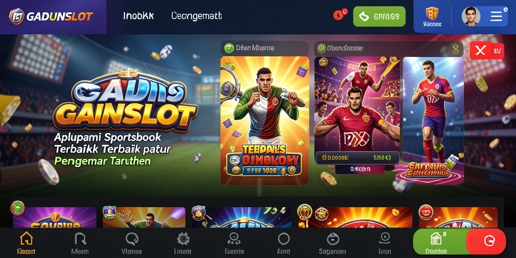 Tampilan gameplay GADUNSLOT yang menarik dan interaktif.