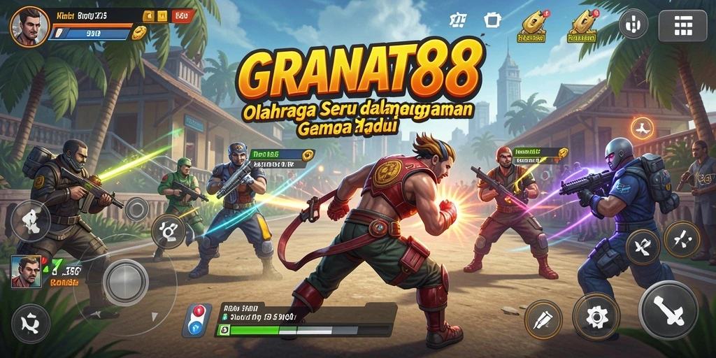 Tampilan gameplay seru di GRANAT88 dengan aksi olahraga yang mendebarkan.