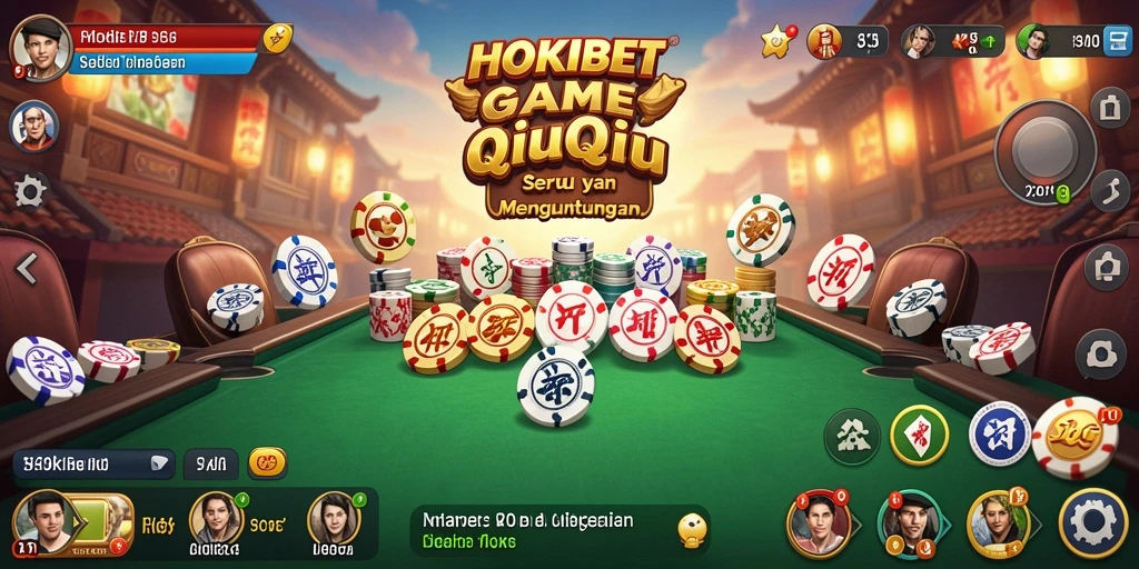 Screenshot gameplay QiuQiu yang menampilkan suasana seru.