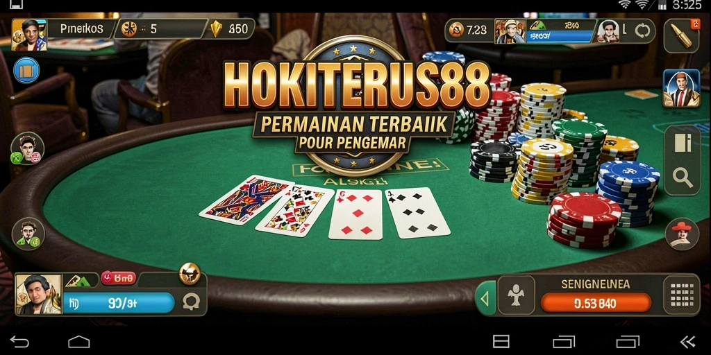 Screenshot menunjukkan gameplay seru di HOKITERUS88 dengan pemain yang terlibat.