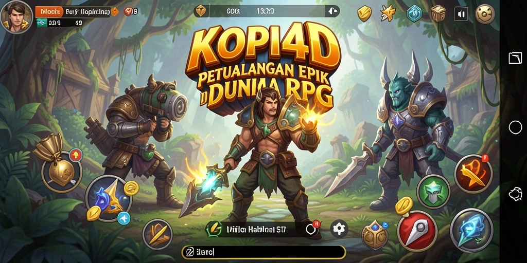 Screenshot gameplay KOPI4D menampilkan aksi pertempuran yang mendalam.