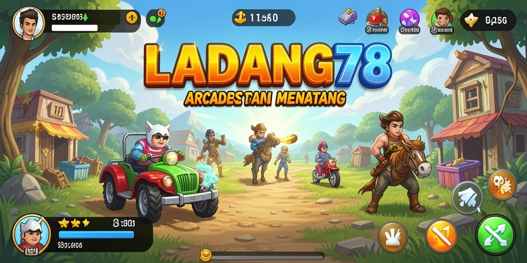 Screenshot gameplay LADANG78 yang menampilkan aksi arcade yang seru.