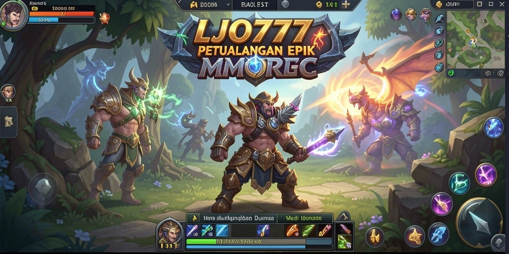 Tangkapan layar menampilkan momen seru dalam permainan MMORPG.