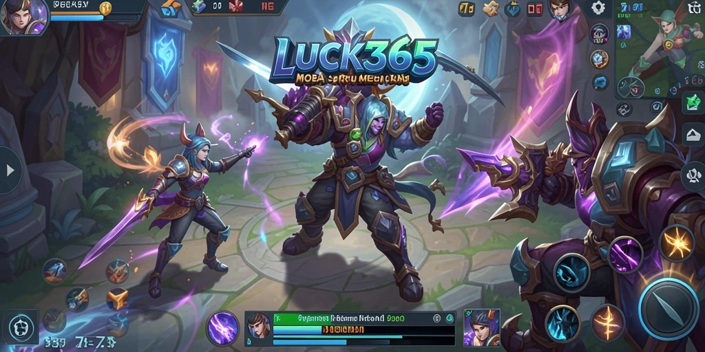 Tampilan menarik dari aksi pertempuran dalam LUCK365.
