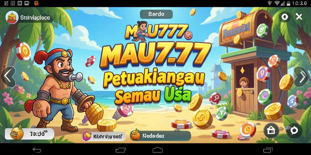 Tampilan gameplay seru MAU777 dengan aksi cepat dan visual menarik.