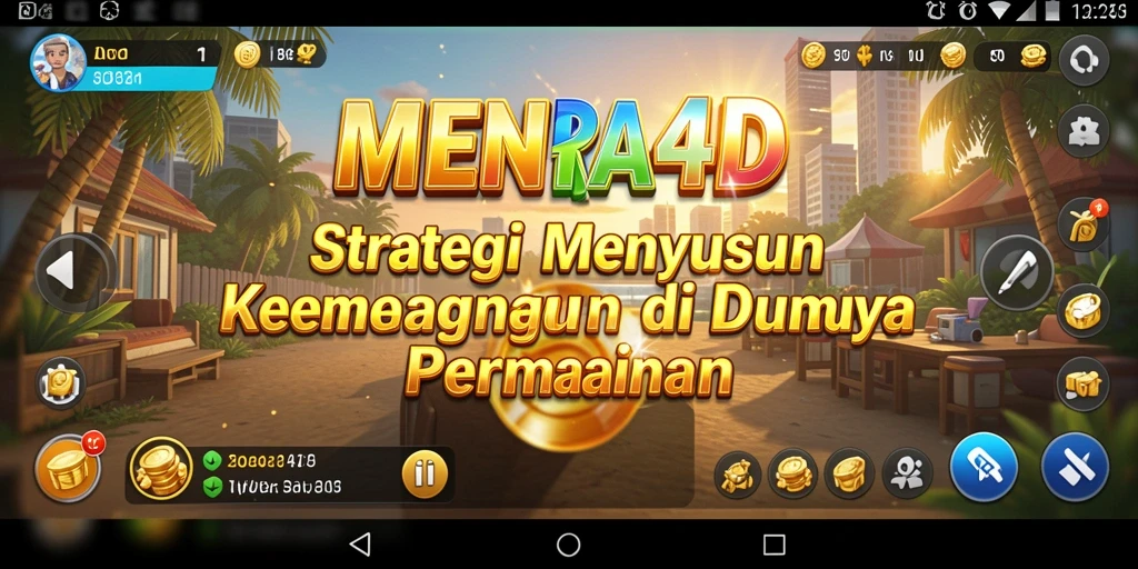 Gameplay MENARA4D yang menarik dan penuh strategi.