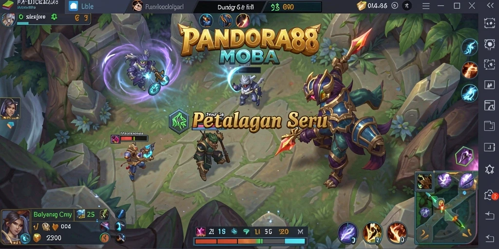 Gameplay menegangkan di PANDORA88 dengan berbagai aksi MOBA.