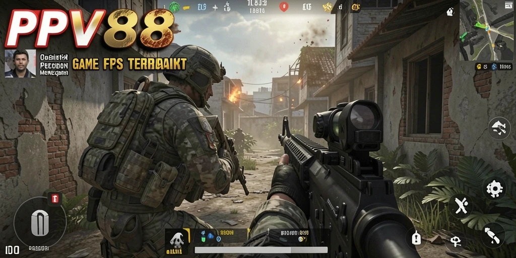 Tampilan gameplay menegangkan di PPV88 saat bertempur dengan musuh.