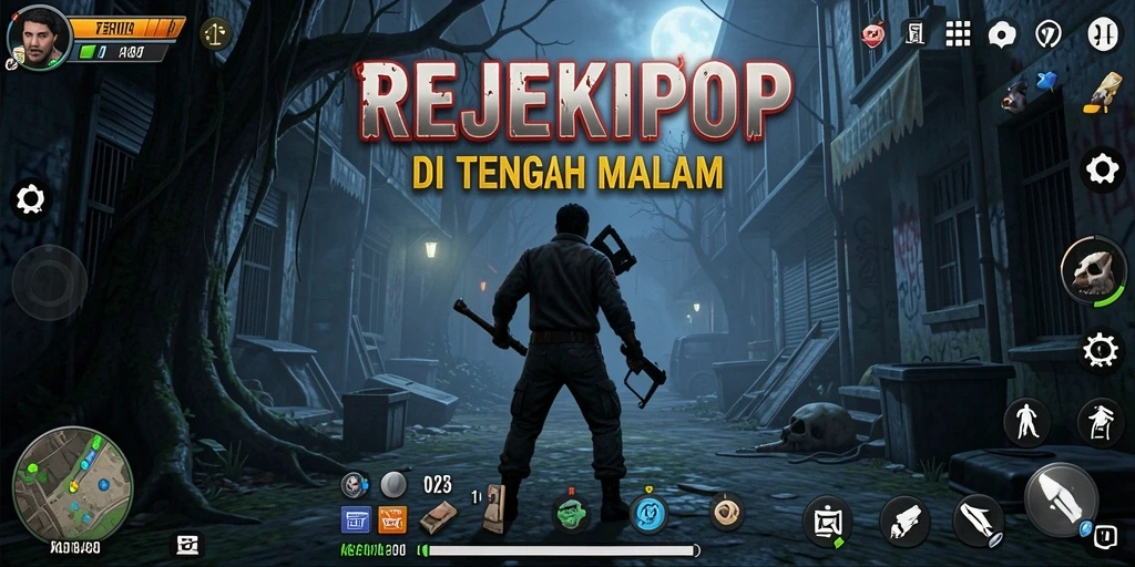 Tangkapan layar mendebarkan dari gameplay REJEKIPOP yang menyeramkan.