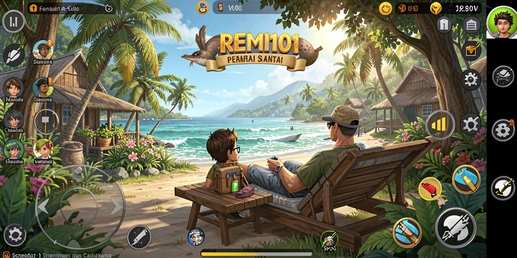 Tangkapan layar REMI101 menampilkan gameplay yang seru dan interaktif.