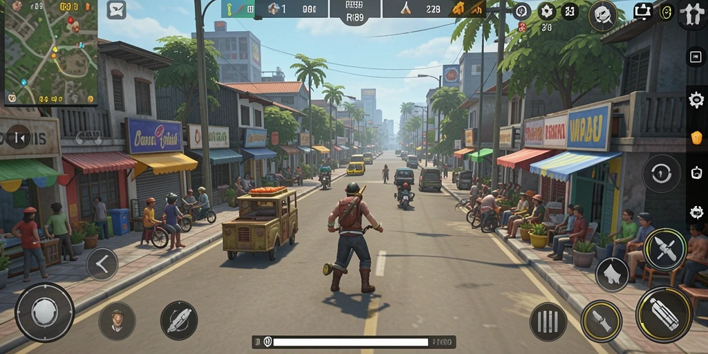 Screenshot utama RR89 menampilkan gameplay Simulation yang menarik dan interaktif.