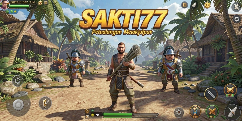 Screenshot gameplay SAKTI77 menampilkan aksi petualangan yang mendebarkan.
