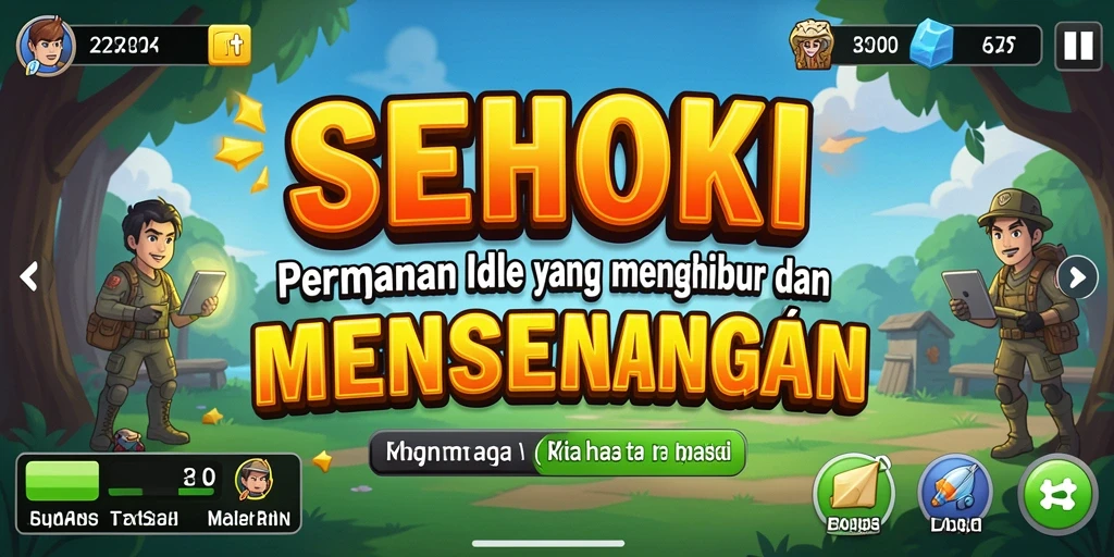 Screenshot gameplay SEHOKI yang menarik dengan elemen Idle.