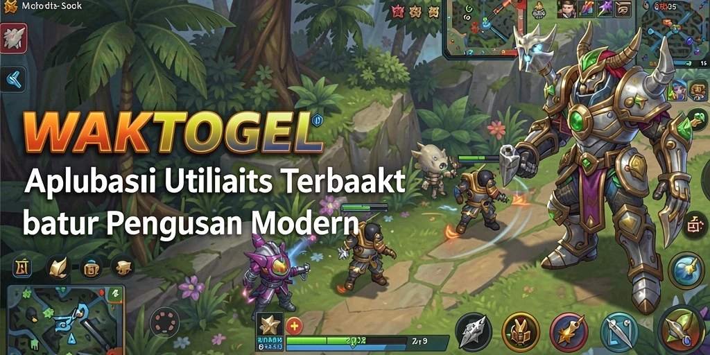 Tampilan antarmuka WAKTOGEL yang modern dan intuitif.