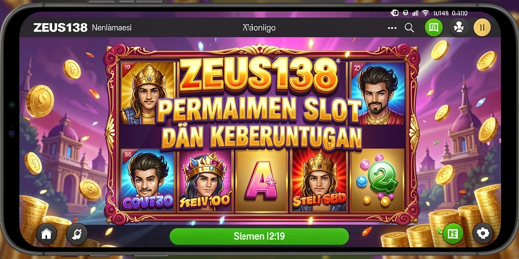 Screenshot gameplay ZEUS138 menampilkan aksi Slot yang mendebarkan.